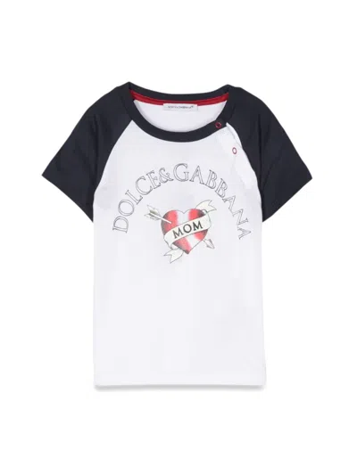 Dolce & Gabbana Kids' Short Sleeve T-shirt In Multicolour