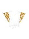 Dolce & Gabbana Sleeve-printed T-shirt In Multicolour