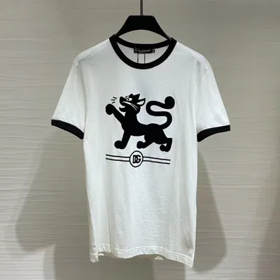 Dolce & Gabbana Short Sleeve T-shirt In White
