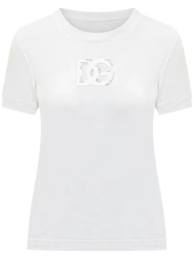 Dolce & Gabbana Short Sleeve T-shirt In White