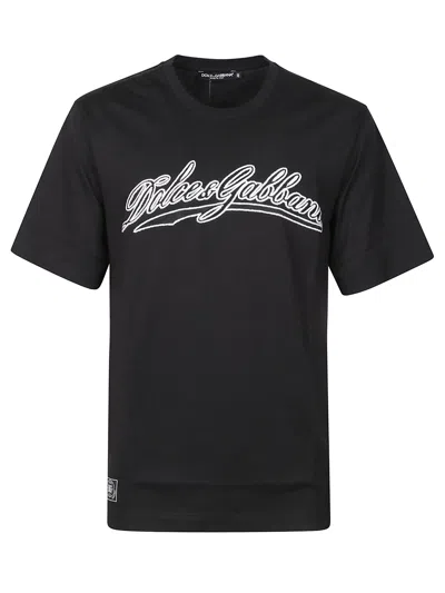 DOLCE & GABBANA DOLCE & GABBANA SHORT SLEEVE T-SHIRT WITH LOGO