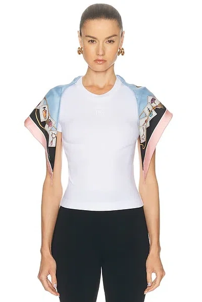 Dolce & Gabbana Short Sleeve Top In White