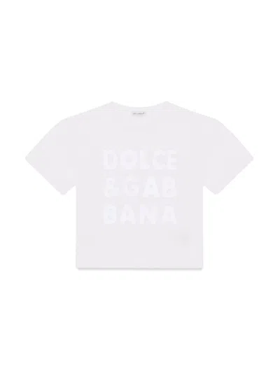 Dolce & Gabbana Short Sleeve T-shirt In White