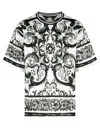 Dolce & Gabbana Maiolica T-shirt In Black