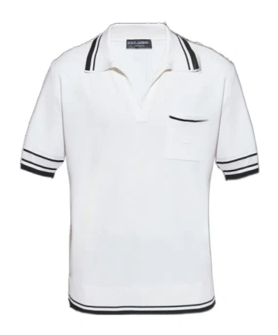 DOLCE & GABBANA DOLCE  GABBANA SHORT-SLEEVED POLO SHIRT