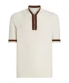 Dolce & Gabbana Sweater Cotton Blend Contrast Trim In Beige