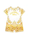 DOLCE & GABBANA SHORT-SLEEVED ROMPER