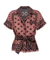 Dolce & Gabbana Short-sleeved Shirt In Pink