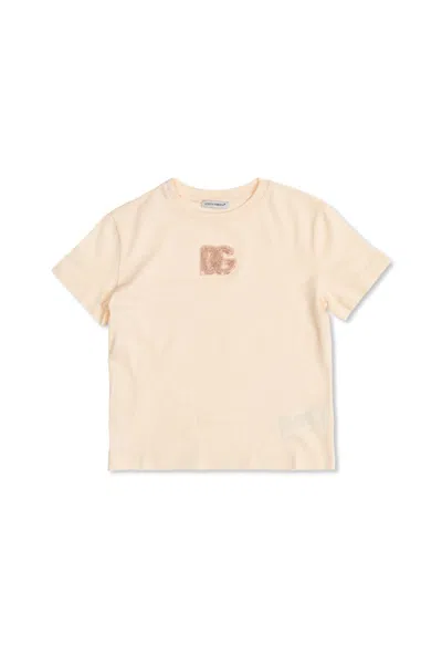 Dolce & Gabbana Short-sleeved T-shirt In Neutral
