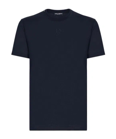 Dolce & Gabbana Short-sleeved T-shirt In Black