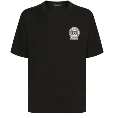 Dolce & Gabbana Black Dg Logo T-shirt