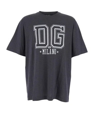 Dolce & Gabbana Short-sleeved T-shirt In Black