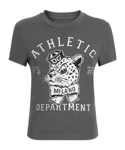 Dolce & Gabbana Short-sleeved T-shirt In Black