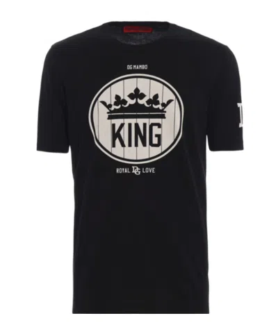 Dolce & Gabbana Short-sleeved T-shirt In Black