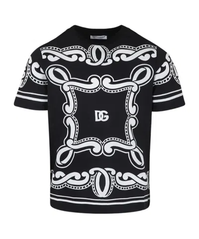 Dolce & Gabbana Short-sleeved T-shirt In Black