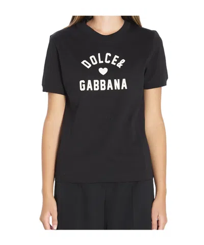 DOLCE & GABBANA LOGO-PRINT COTTON T-SHIRT
