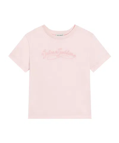 Dolce & Gabbana Short-sleeved T-shirt In Pink