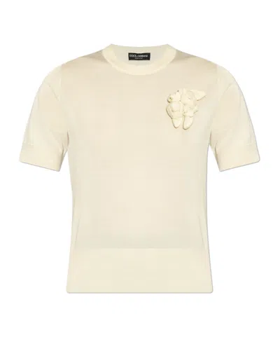 Dolce & Gabbana Short-sleeved T-shirt In White