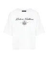 Dolce & Gabbana T-shirt With Lettering Logo In White