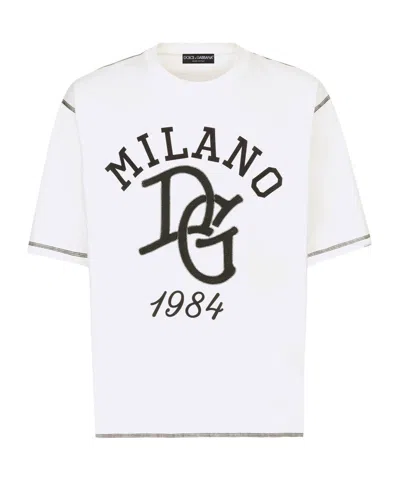 Dolce & Gabbana Short-sleeved T-shirt In White
