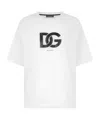 Dolce & Gabbana Logo Printed Short-sleeved T-shirt In White