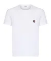 Dolce & Gabbana Logo-embroidered Short-sleeved T-shirt In White