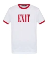 Dolce & Gabbana Graphic Print Crew Neck T-shirt With Contrast Trim In White