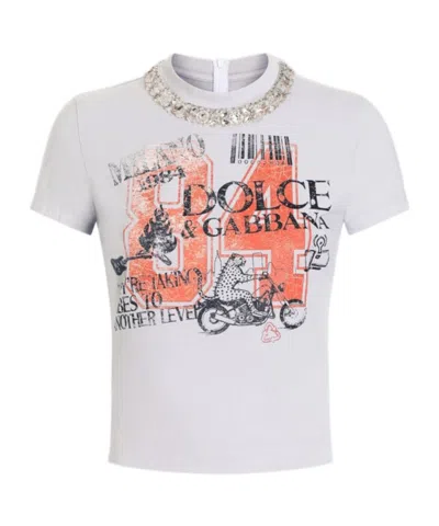 Dolce & Gabbana Short-sleeved T-shirt In White
