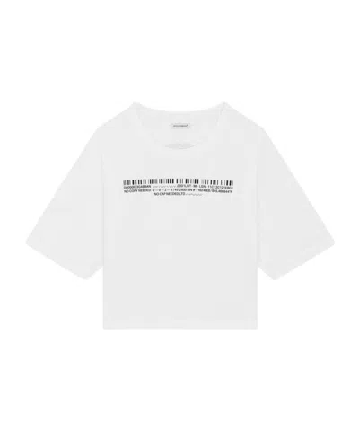 Dolce & Gabbana Short-sleeved T-shirt In White