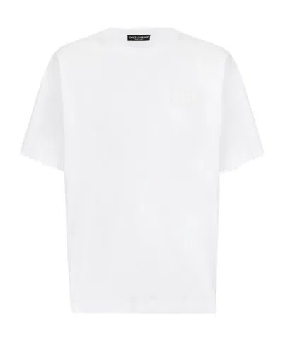 DOLCE & GABBANA DOLCE  GABBANA BRANDED TAG CREWNECK T-SHIRT