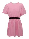 Dolce & Gabbana Short Sleeves Dress In Pink