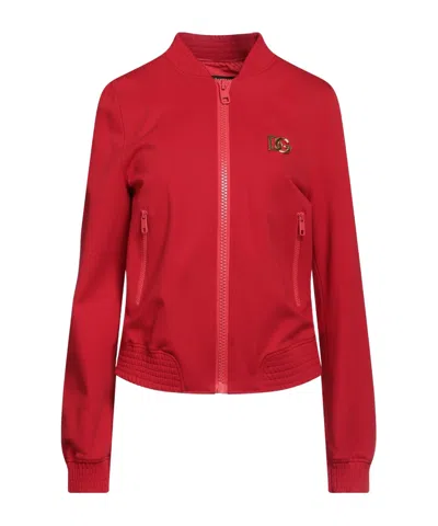 Dolce & Gabbana Short Sleeves Jumper In Red