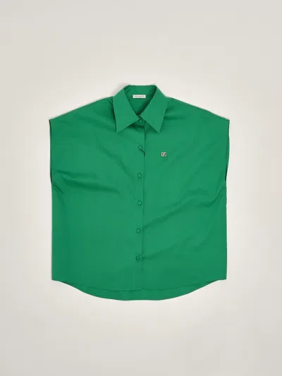 Dolce & Gabbana Kids' Short Sleeves Shirt Shirt In Green