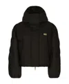 Dolce & Gabbana Short-style Casual Jacket With A Hat In Black