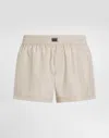 Dolce & Gabbana Short Swim Trunks With Tag In Beige