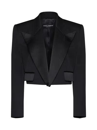 DOLCE & GABBANA SHORT TUXEDO JACKET