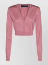 Dolce & Gabbana Lace-trimmed Cropped Cardigan