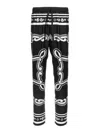 Dolce & Gabbana Trousers Silk Graphic Print