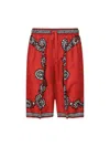 Dolce & Gabbana Bandanna-print Silk Shorts