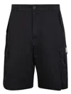 Dolce & Gabbana Cotton Shorts With Cargo Pockets In Black