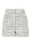 Dolce & Gabbana Tweed Shorts In Gray