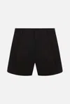 Dolce & Gabbana Tailored Shorts With Pleats In Black