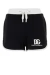 Dolce & Gabbana Women's Shorts With Logo Embroidery In Black