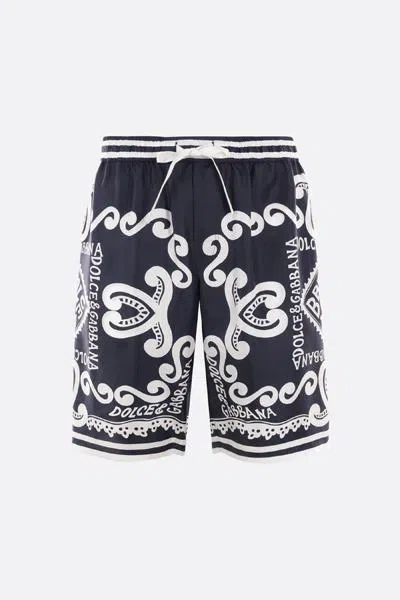 Dolce & Gabbana Shorts In Blue Marine