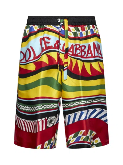 Dolce & Gabbana Shorts In Carretto