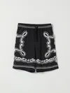 Dolce & Gabbana Black Shorts For Boy With Logo In Black
