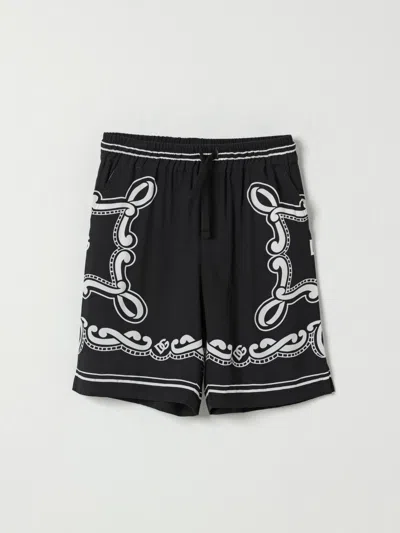 DOLCE & GABBANA SHORTS DOLCE & GABBANA KIDS COLOR BLACK,G50550002