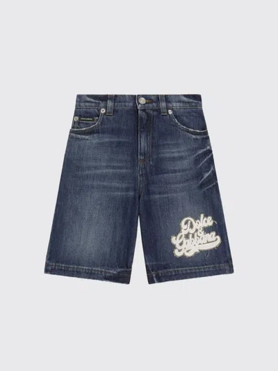 Dolce & Gabbana Shorts  Kids Color Blue