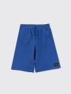 Dolce & Gabbana Boys Medium Bluette Kids Brand-patch Cotton-jersey Bermuda Shorts 8-12+ Years