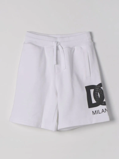 Dolce & Gabbana Kids' 短裤  儿童 颜色 白色 In White